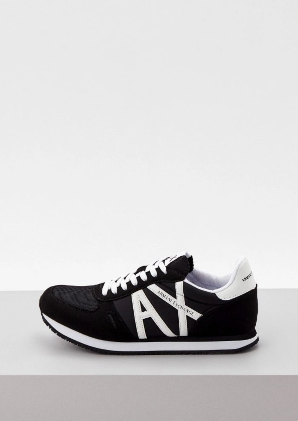 Armani Exchange Men's Retro Block Multicolor Running Sneakers