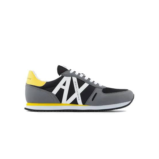 Armani Exchange Men's Retro Block Multicolor Running Sneakers