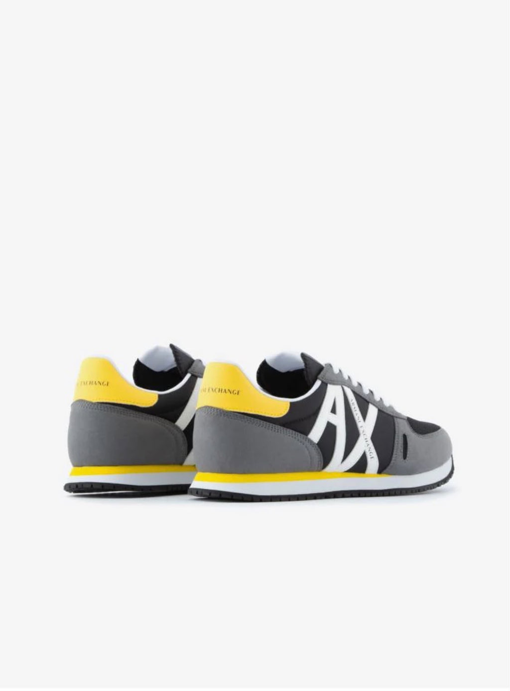 Armani Exchange Men's Retro Block Multicolor Running Sneakers