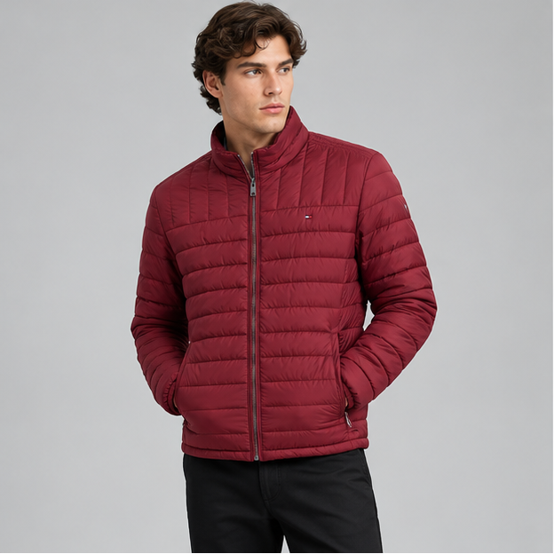 Tommy Hilfiger Men's Lightweight Packable Down Puffer Jacket