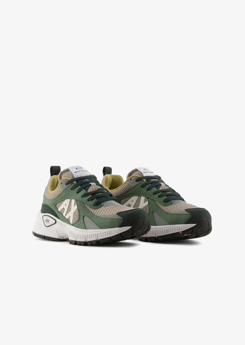 Armani Exchange Men's Chunky Mesh Tech Sneakers