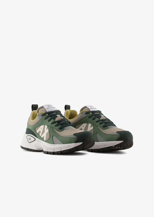 Armani Exchange Men's Chunky Mesh Tech Sneakers
