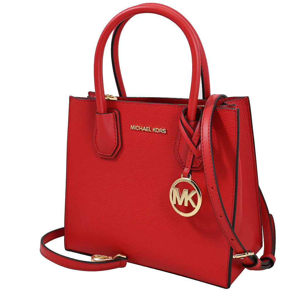 Michael Kors Mercer Medium Pebbled Leather Crossbody Bag