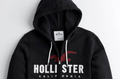 Hollister Graphic Applique Full-Zip Hoodie
